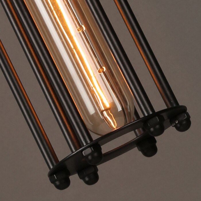 Decoramo Vintage Country Style Pendant Light - Iron Cage Droplight