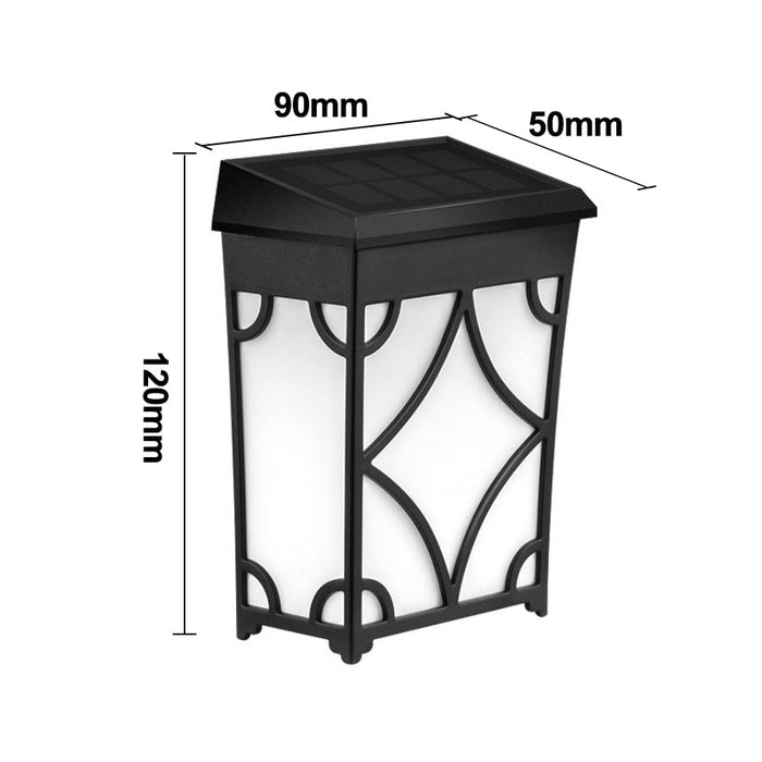 Decoramo Vintage Solar Powered LED Wall Light Waterproof