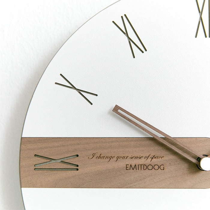 Decoramo Wall Clock Modern Design Single Face Needle