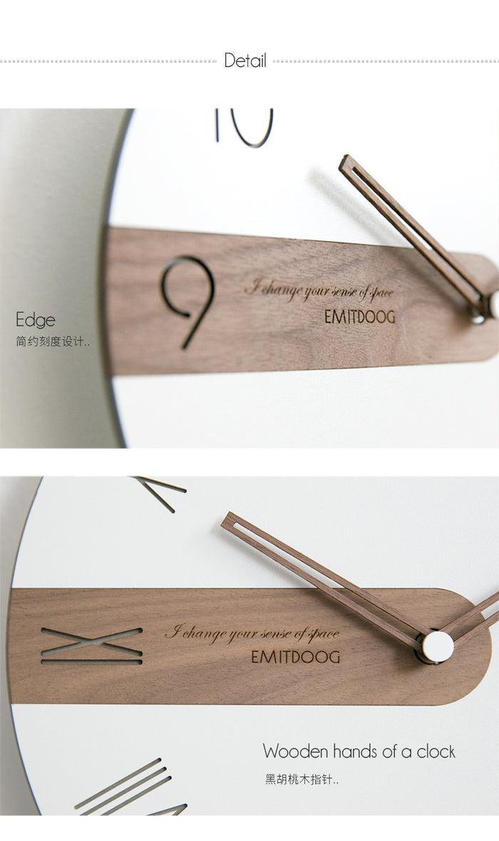 Decoramo Wall Clock Modern Design Single Face Needle