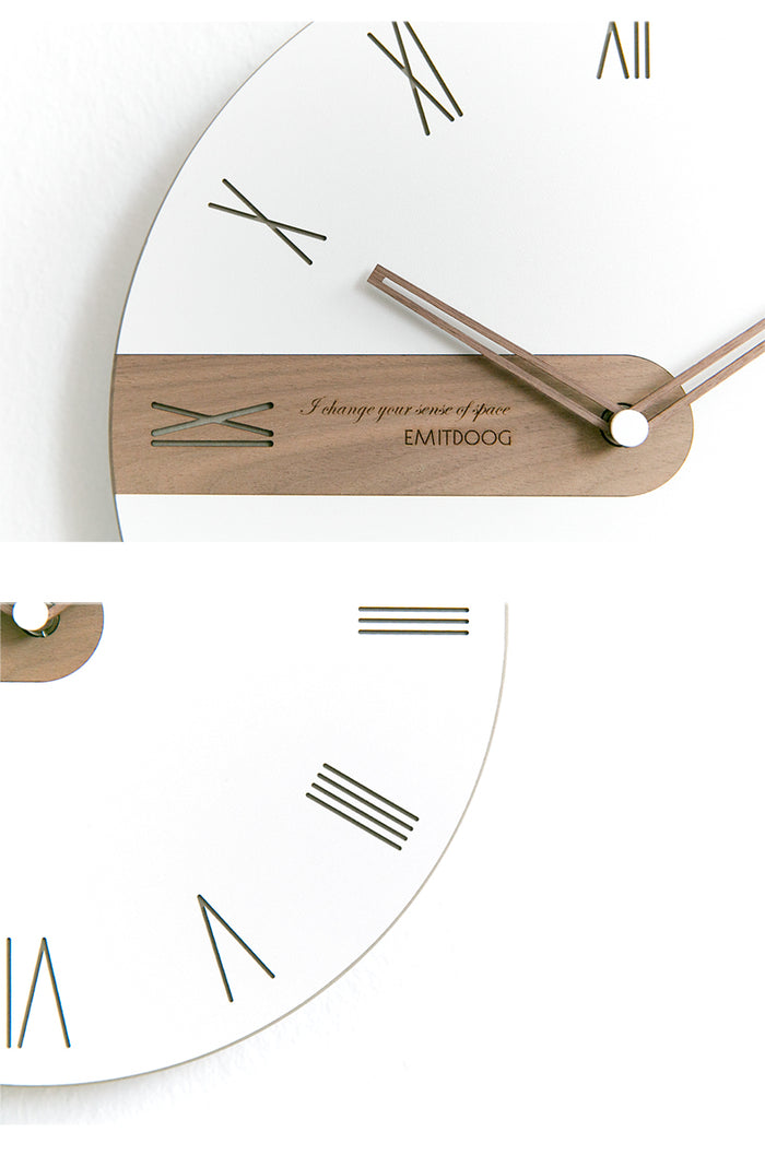 Decoramo Wall Clock Modern Design Single Face Needle