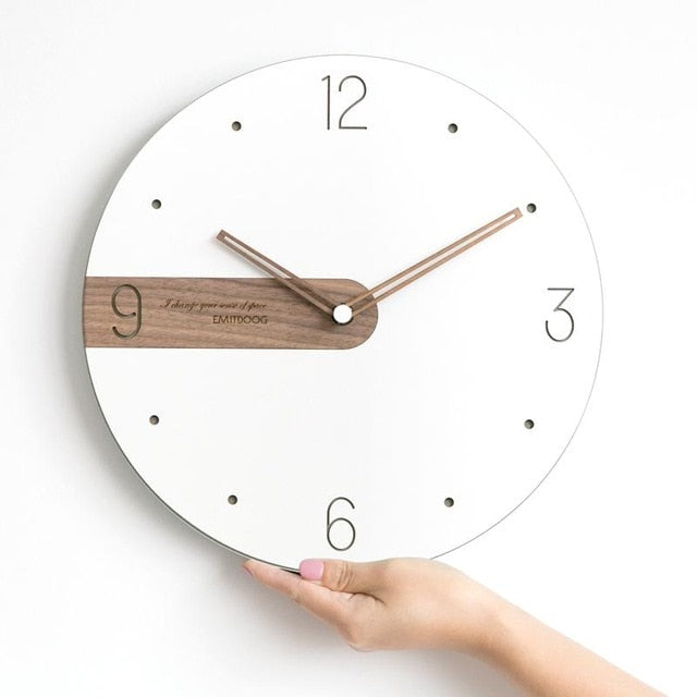 decoramo Wall Clock Modern Design Single Face Needle