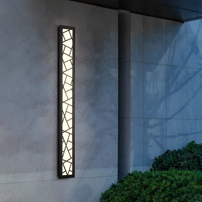 Decoramo Waterproof Outdoor Aluminum Wall Tall LED Lamp IP65