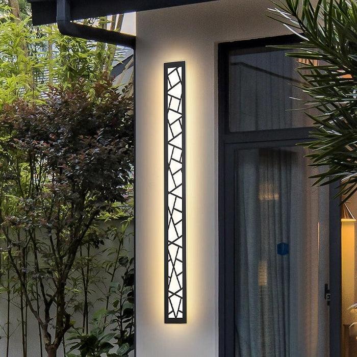 decoramo Waterproof Outdoor Aluminum Wall Tall LED Lamp IP65
