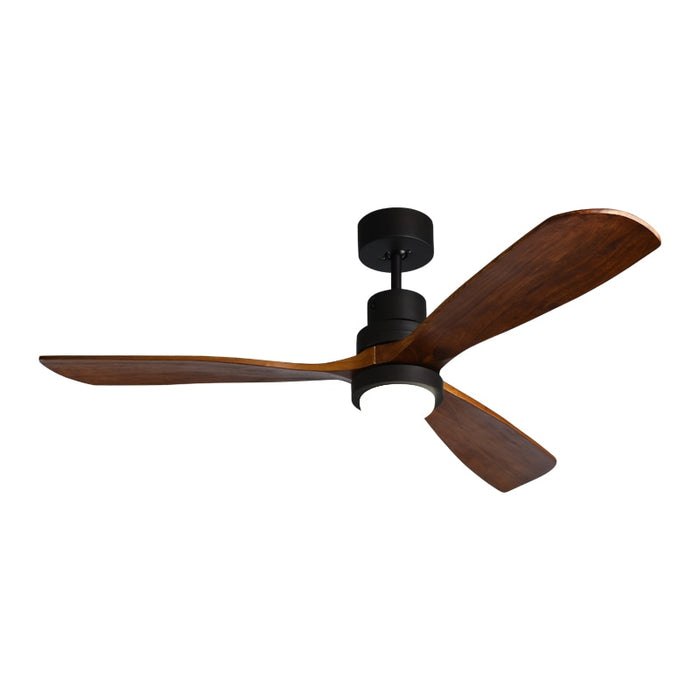 decoramo Wooden Modern LED Chandelier With Ceiling Fan