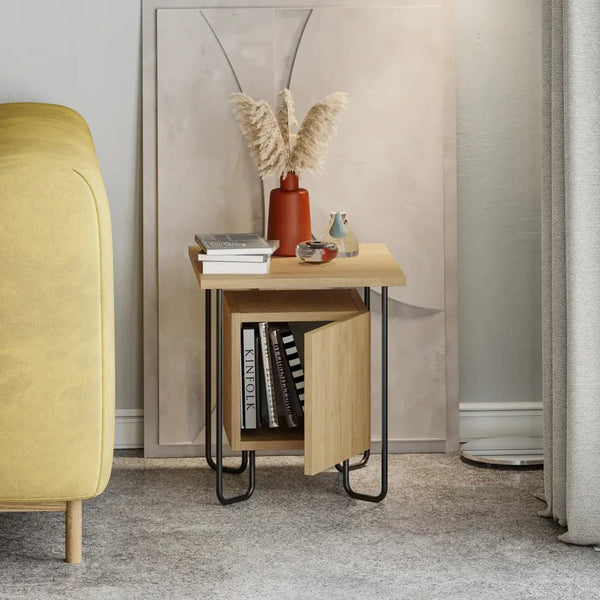 Decortie Acres Modern Bedside Table 40cm Width Bedroom Furniture