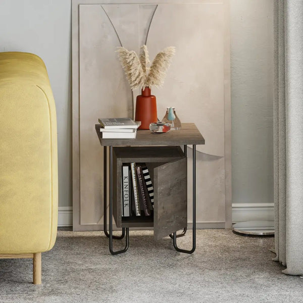 Decortie Acres Modern Bedside Table 40cm Width Bedroom Furniture