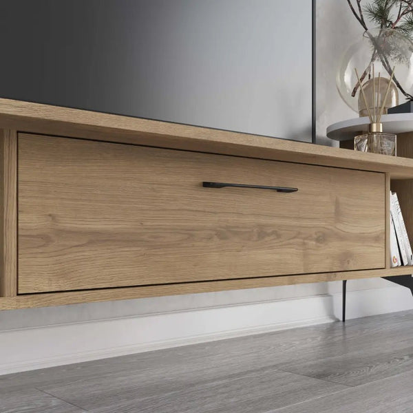 Decortie Ada Modern TV Stand Multimedia Centre With Storage Cabinet 188cm