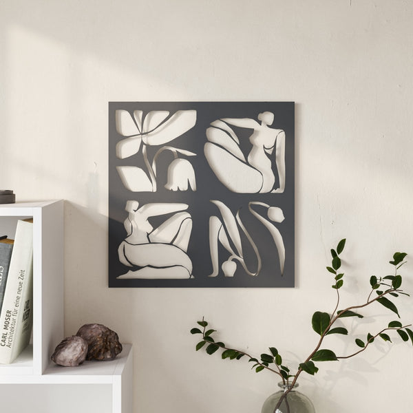 Decortie Aitus Modern Metal Wall Art Home Decorative Ornament