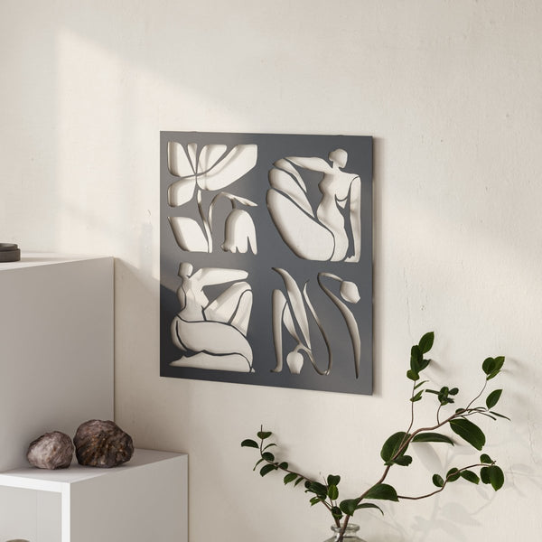 Decortie Aitus Modern Metal Wall Art Home Decorative Ornament