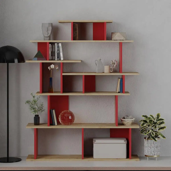 decortie Apollon Modern Bookcase Display Unit Room Separator 149cm