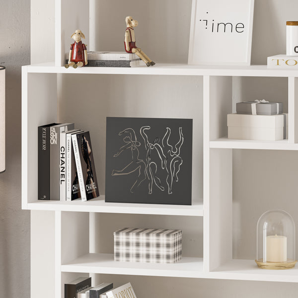 Decortie Dancing Ladies Modern Decorative Object Minimalist Metal Versatile Ornament