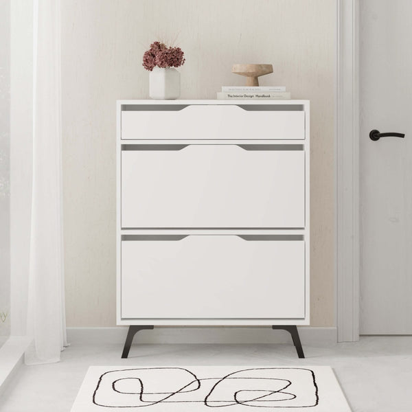 decortie Asta Modern Shoe Cabinet with Drawers