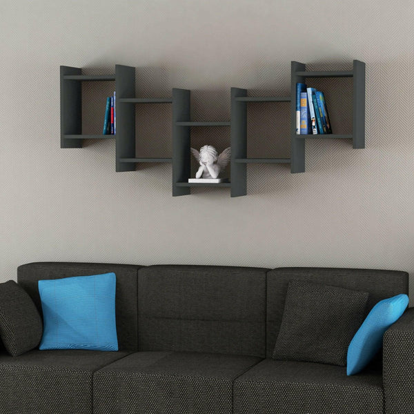 Decortie Bat Modern Floating Shelf 64cm Tall