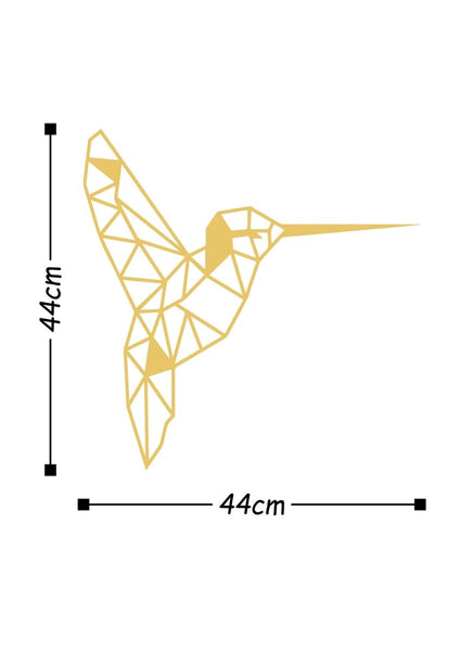 Decortie BIRD METAL DECOR - GOLD