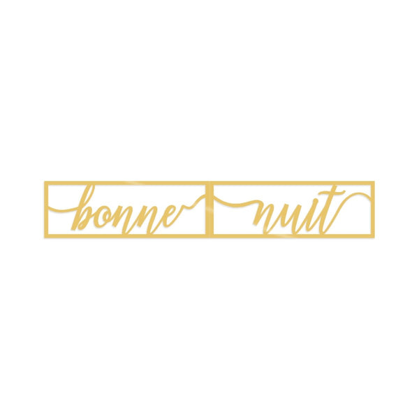 Decortie BONNE NUIT 1 - GOLD