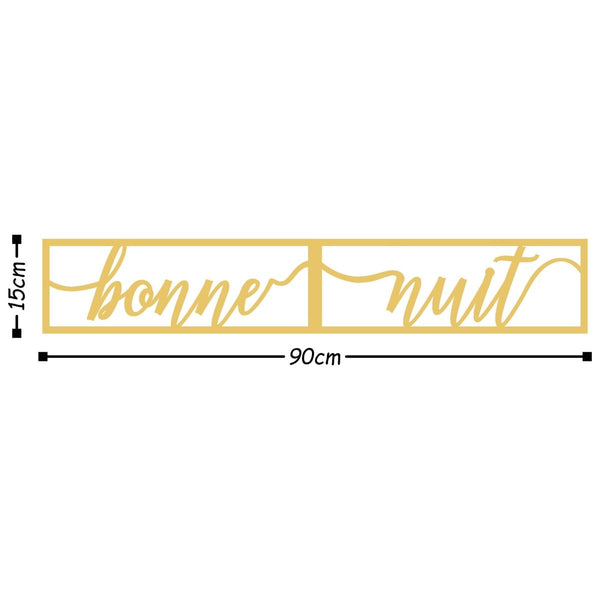 Decortie BONNE NUIT 1 - GOLD