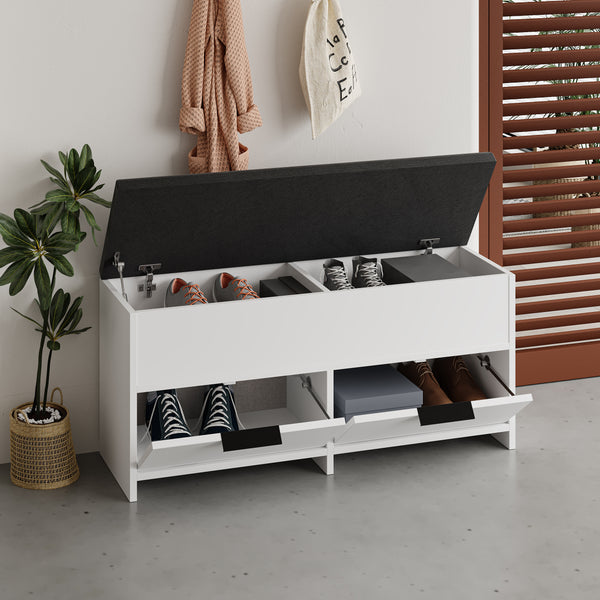 Decortie Cove Modern Shoe Storage Bench