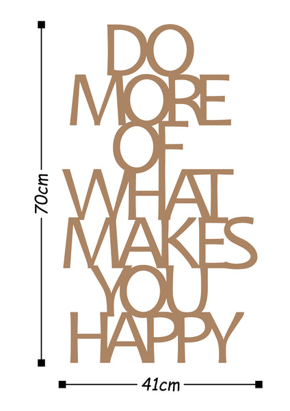 Decortie DO MORE OF WHAT MAKES YOU HAPPY - COPPER
