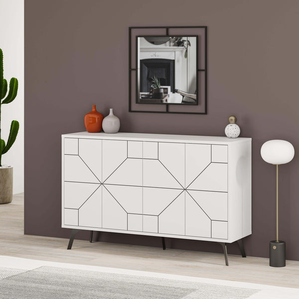 Decortie Dune Console Sideboard Display Unit 123cm