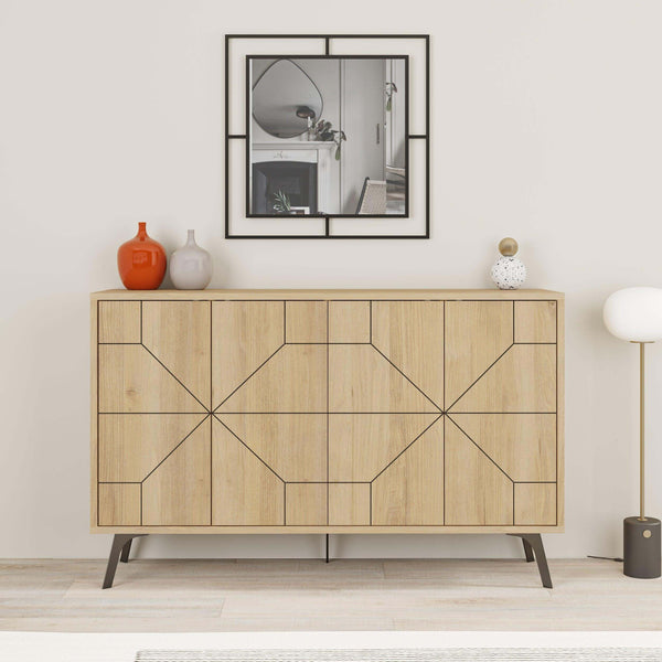 decortie Dune Console Sideboard Display Unit 123cm