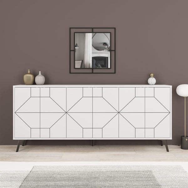 Decortie Dune Console Sideboard Display Unit 183cm