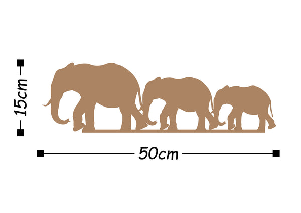 Decortie ELEPHANTS - COPPER