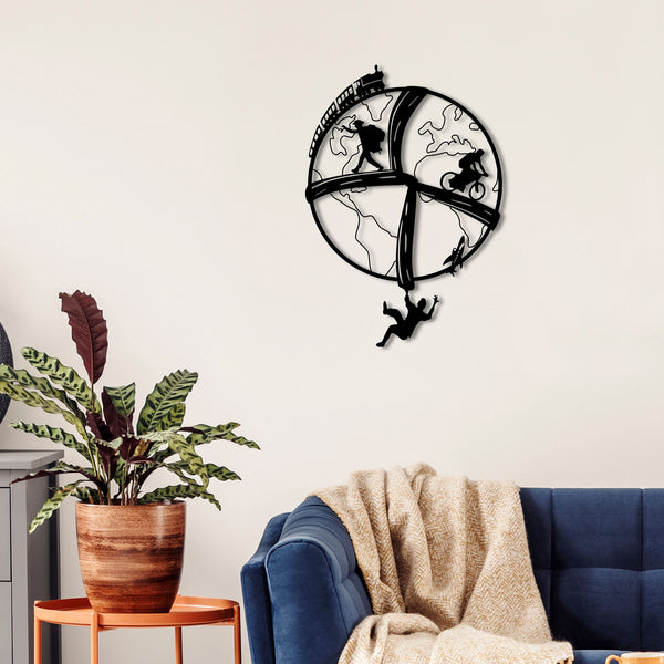 decortie Free Soul Metal Wall Art