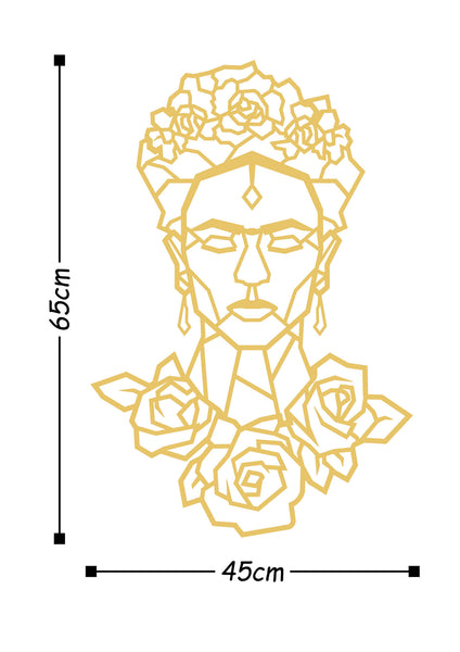 Decortie FRIDA METAL DECOR - GOLD