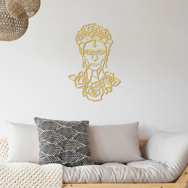 decortie FRIDA METAL DECOR - GOLD