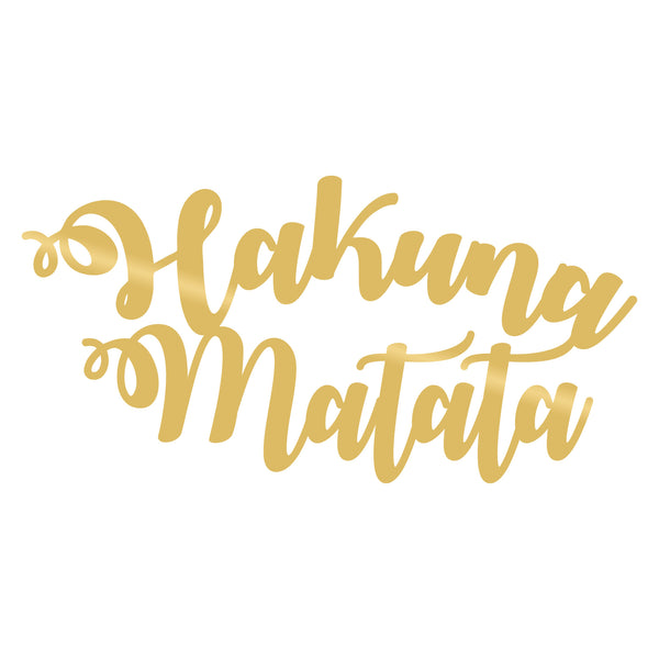 Decortie HAKUNA MATATA - GOLD