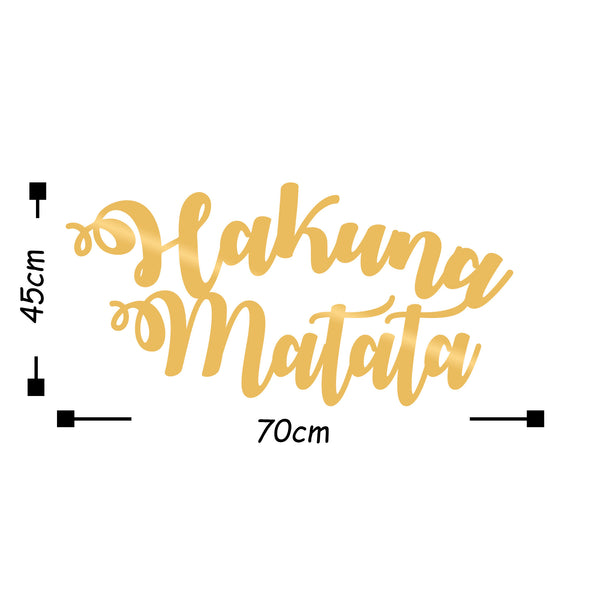 Decortie HAKUNA MATATA - GOLD