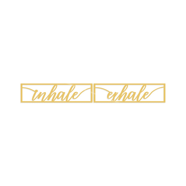 Decortie INHALE EXHALE - GOLD