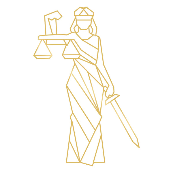 Decortie LADY JUSTICE - GOLD
