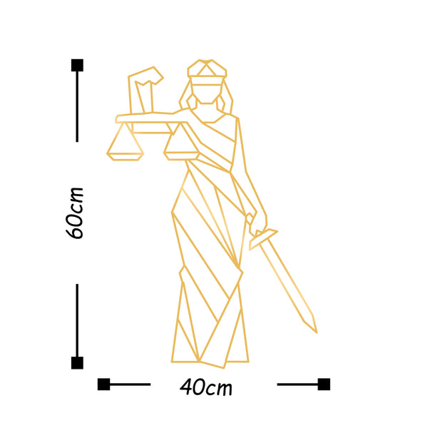 Decortie LADY JUSTICE - GOLD