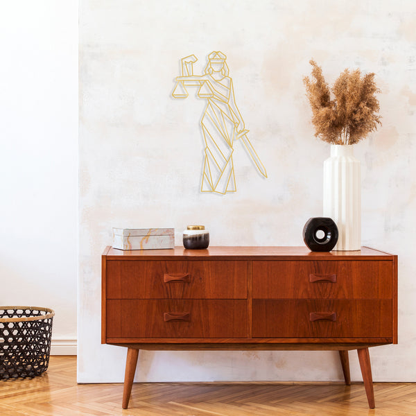 decortie LADY JUSTICE - GOLD