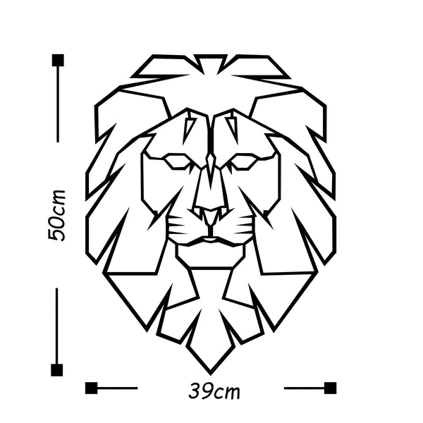 Decortie LION - BLACK