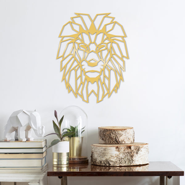 decortie LION METAL DECOR - GOLD