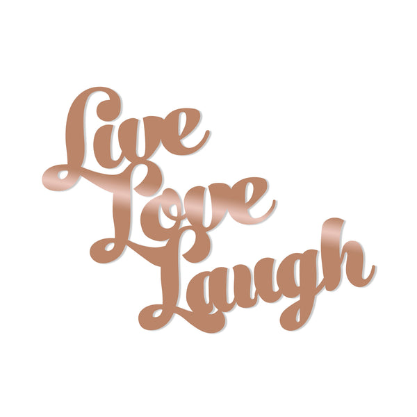 Decortie LIVE LOVE LAUGH - COPPER