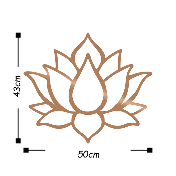 Decortie LOTUS FLOWER 1 - COPPER