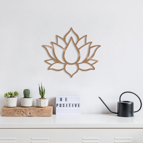 decortie LOTUS FLOWER 1 - COPPER