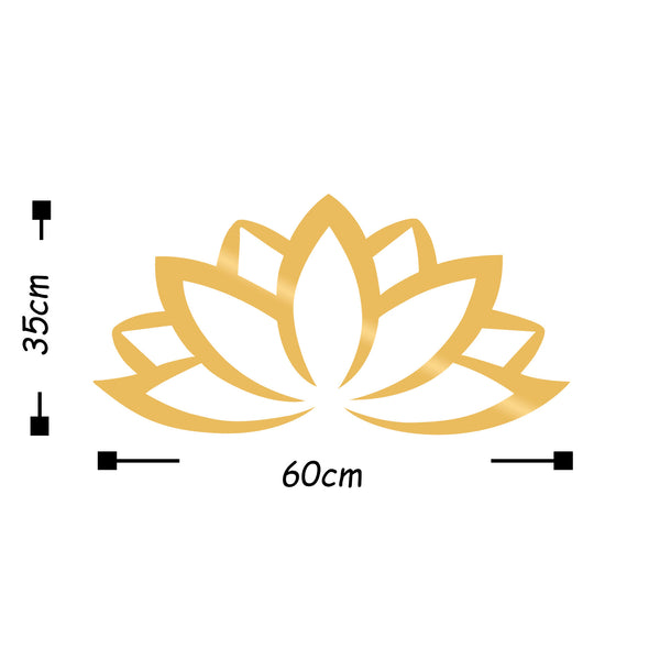 Decortie LOTUS FLOWER 2 - GOLD
