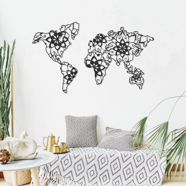 decortie Mandala Metal Wall Art