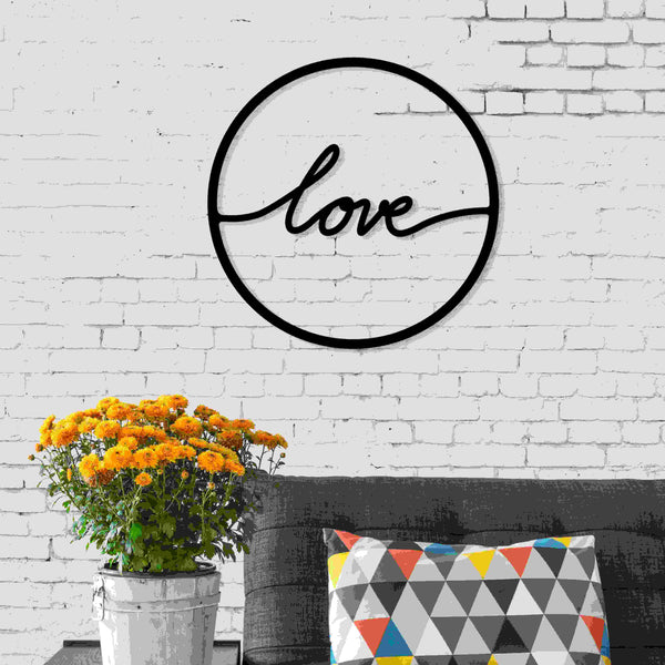 decortie Metal Wall Art No.17 to Love