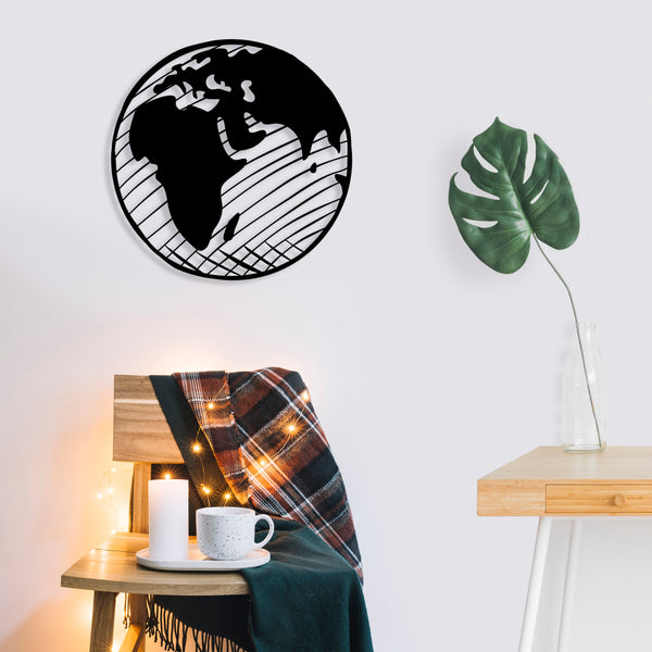 decortie Metal Wall Art Our Planet