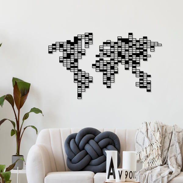 decortie Metal Wall Art Pixel