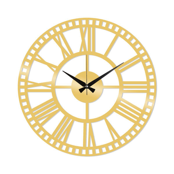 Decortie Metal Wall Clock 10 - Gold