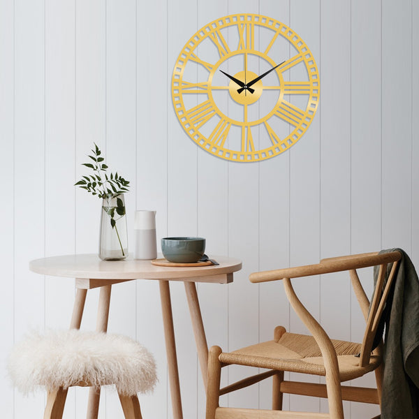 decortie Metal Wall Clock 10 - Gold