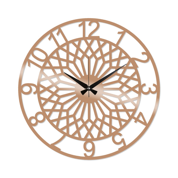 Decortie Metal Wall Clock 31 - Copper