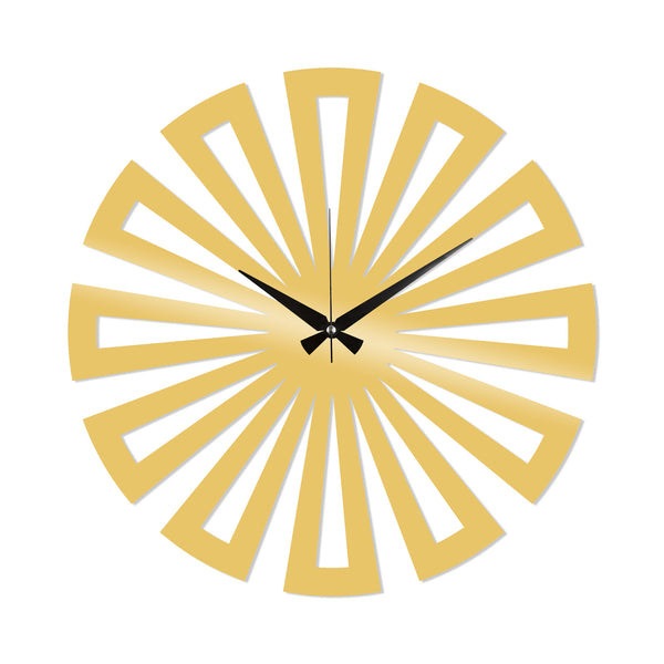 Decortie Metal Wall Clock 7 - Gold